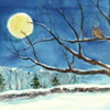 at one children's book winter spring scene