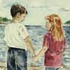When I'm with You childre'ns book holding hands